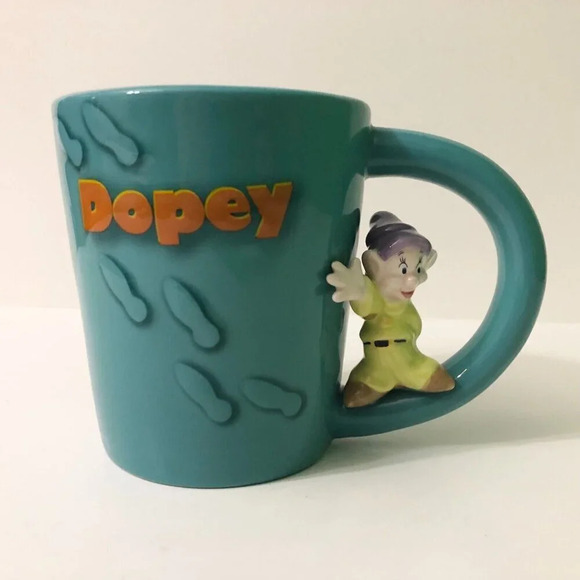 Walt Disney World Dopey  Coffee Mug 3D Snow White Character Disney Parks - Picture 16 of 16